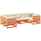 vidaXL 6-Piece Lounge Set Solid Pine Wood