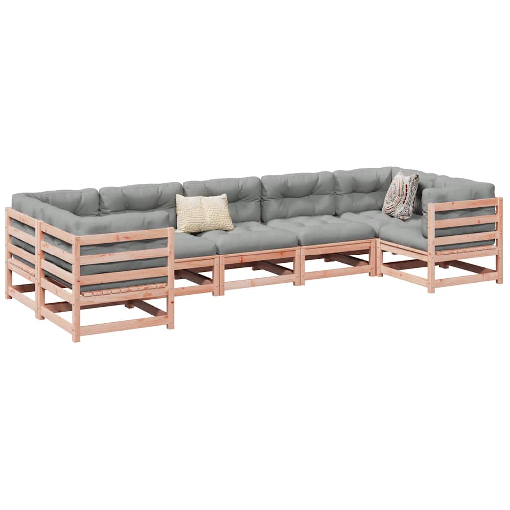 vidaXL 7-Piece Lounge Set Solid Pine Wood