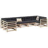 vidaXL 7-Piece Lounge Set Solid Pine Wood