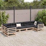 vidaXL 7-Piece Lounge Set Solid Pine Wood