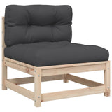 vidaXL 9-delige Loungeset massief grenenhout