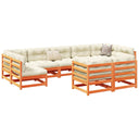 vidaXL 9-delige Loungeset massief grenenhout