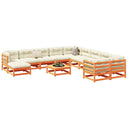 vidaXL 12-delige Loungeset massief grenenhout