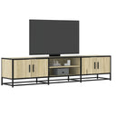 vidaXL Tv-meubel 180x35x41 cm bewerkt hout sonoma eikenkleurig