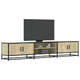 vidaXL Tv-meubel 180x35x41 cm bewerkt hout sonoma eikenkleurig