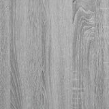 vidaXL Hoge kast 68x35x139 cm bewerkt hout grijs sonoma eikenkleurig