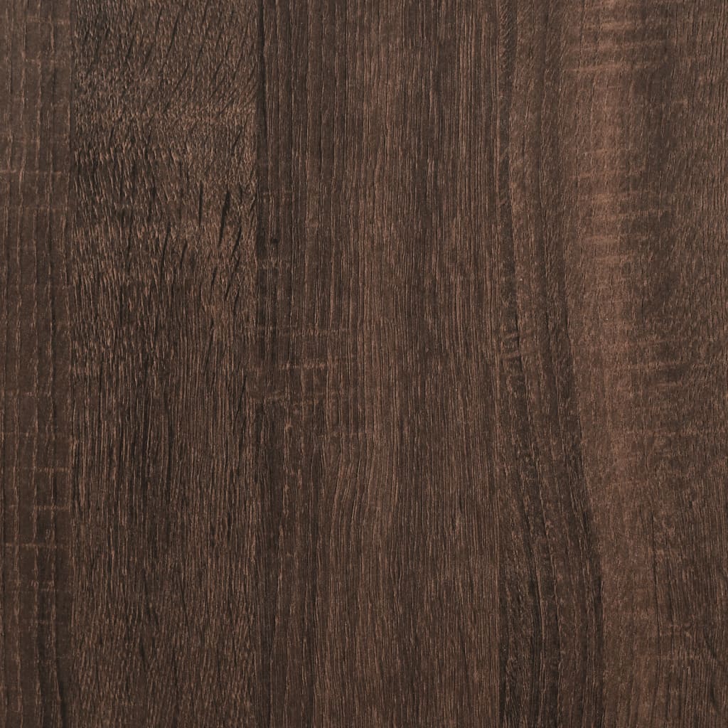 vidaXL Schoenenkast 75x38x97,5 cm bewerkt hout en metaal sonoma eiken