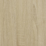 vidaXL Shoe Cabinet 75x38x97.5 cm Engineered Wood and Metal Black