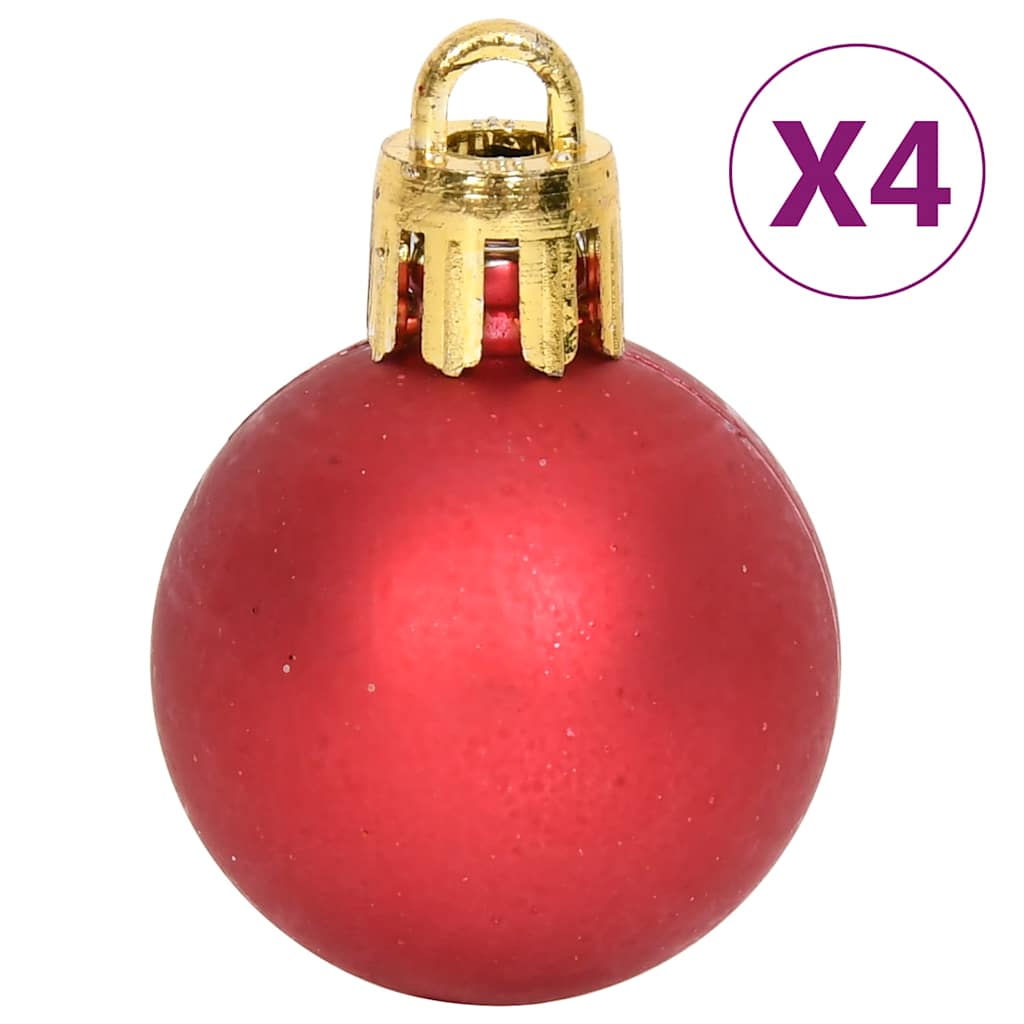 vidaXL 70-delige Kerstballenset goud en rood