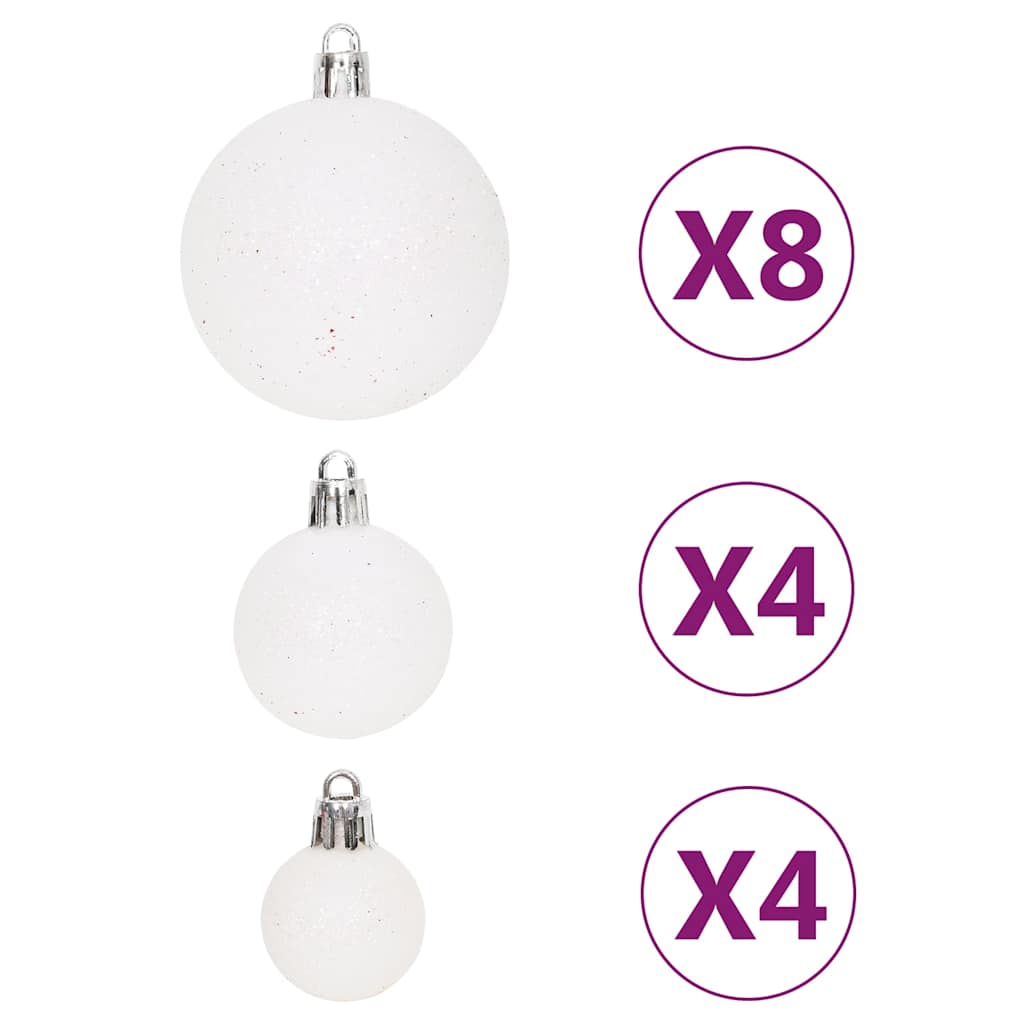 vidaXL 70-delige Kerstballenset goud en rood