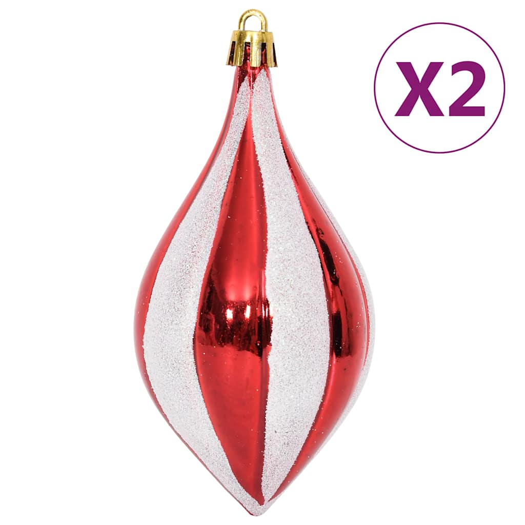 vidaXL 70-delige Kerstballenset goud en rood