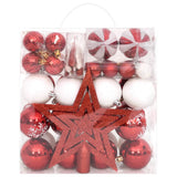 vidaXL 70-delige Kerstballenset goud en rood