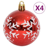 vidaXL 70-delige Kerstballenset goud en rood