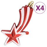 vidaXL 108-piece Christmas Ball Set gold and red