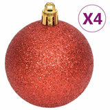 vidaXL 108-piece Christmas Ball Set gold and red