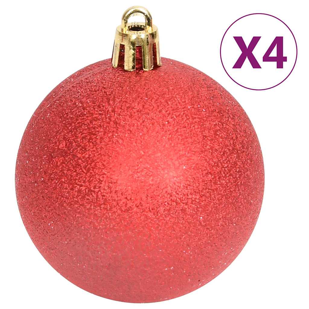vidaXL 108-piece Christmas Ball Set gold and red