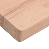 vidaXL Bathroom Wall Shelf Steel and Solid Beechwood