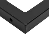 vidaXL Bathroom Wall Shelf Steel and Solid Beechwood