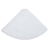 vidaXL Christmas Tree Skirt White 90 cm Faux Fur