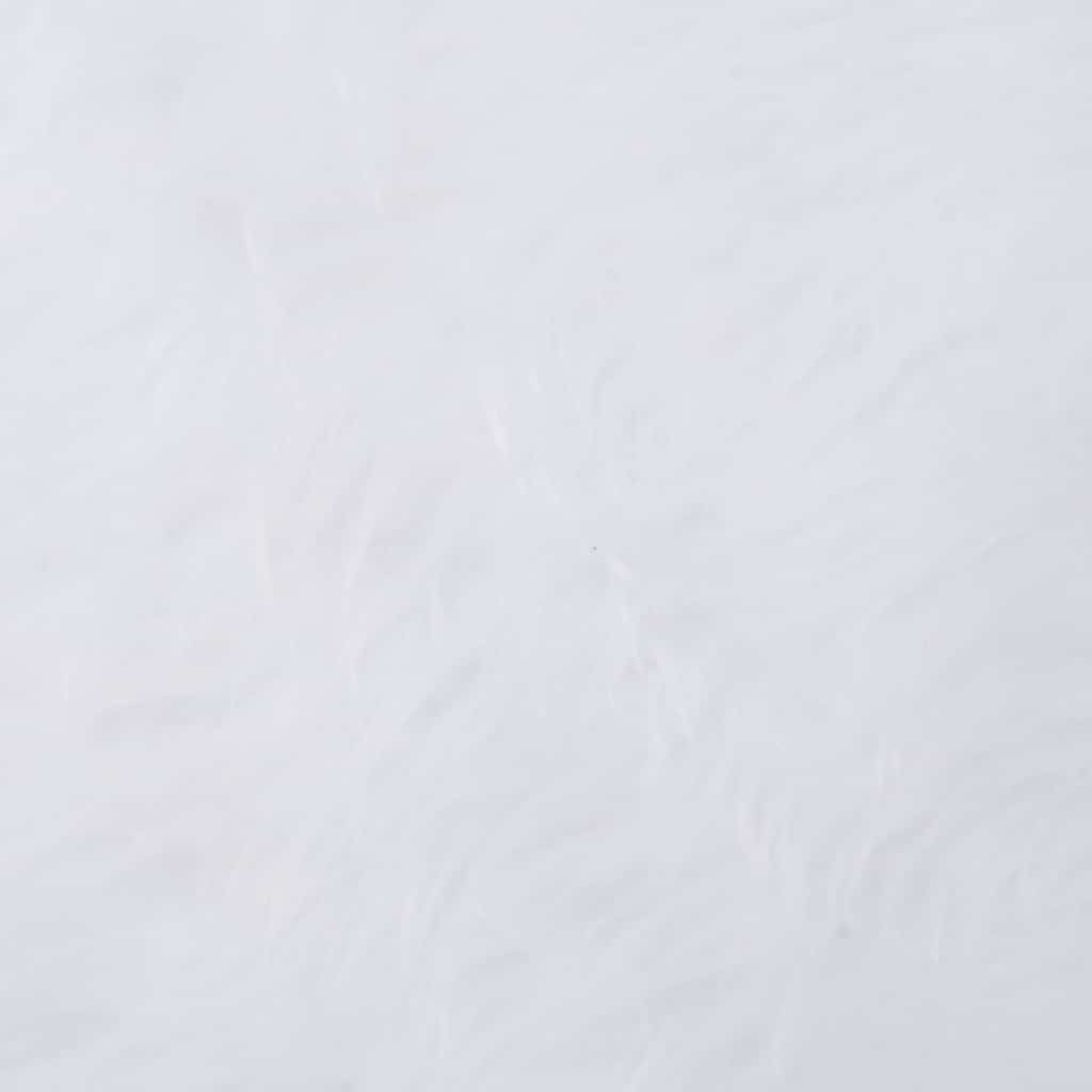 vidaXL Christmas Tree Skirt White 90 cm Faux Fur