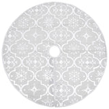 vidaXL Kerstboomrok luxe met sok 90 cm stof rood