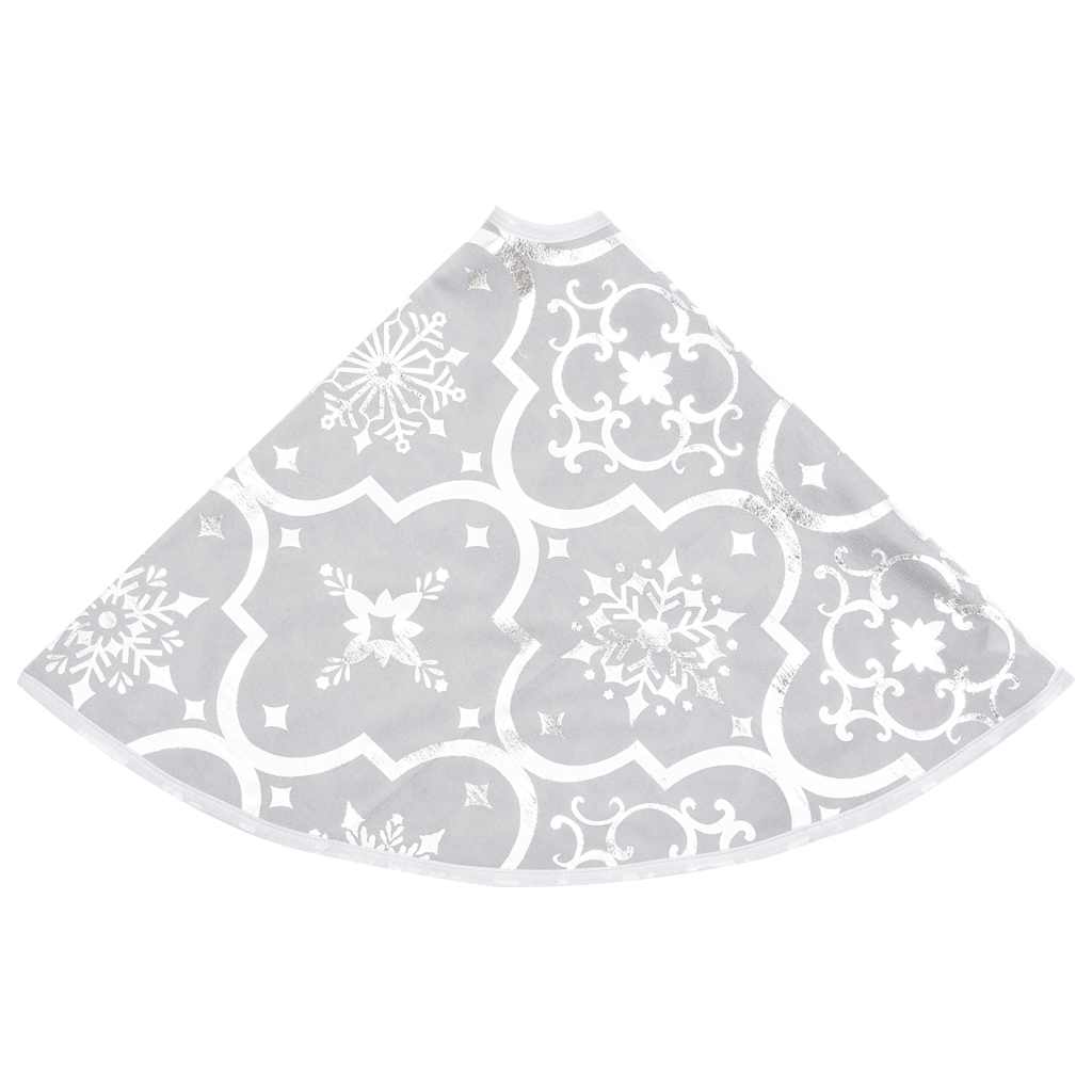 vidaXL Kerstboomrok luxe met sok 90 cm stof rood