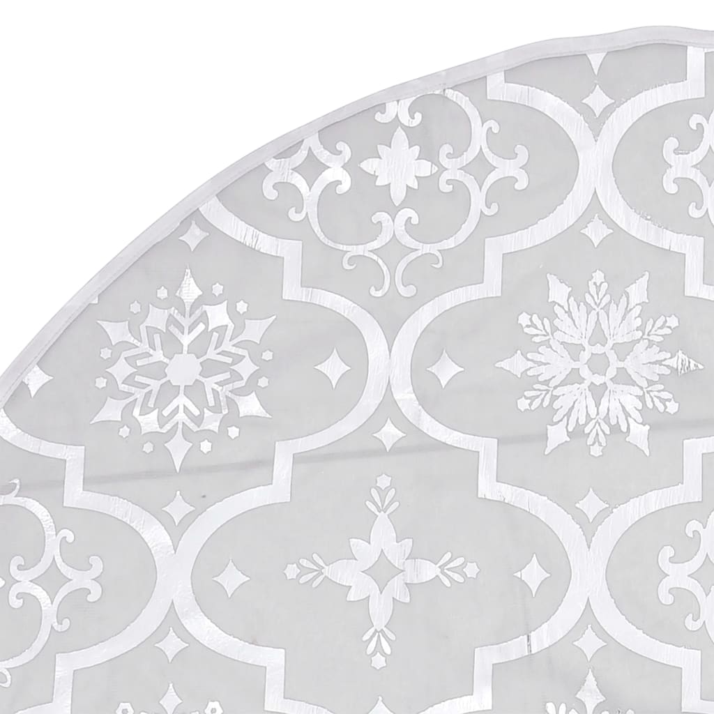 vidaXL Kerstboomrok luxe met sok 90 cm stof rood