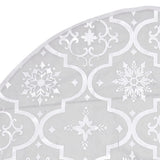 vidaXL Kerstboomrok luxe met sok 90 cm stof rood