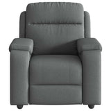 vidaXL Relaxfauteuil donkergrijze stof
