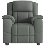 vidaXL Recliner dark grey fabric