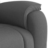 vidaXL Recliner dark grey fabric