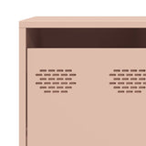 vidaXL Dressoir 135x39x73,5 cm koudgewalst staal zwart