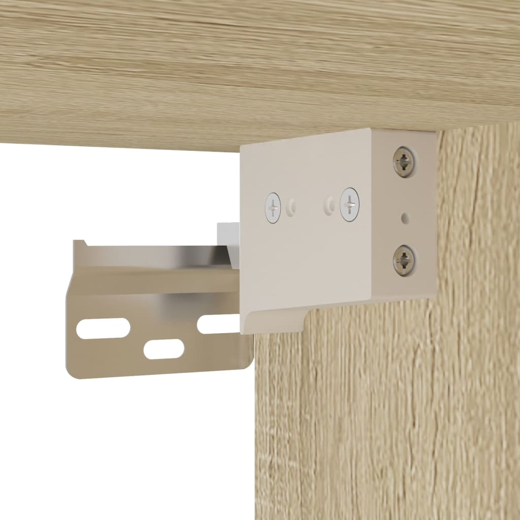 vidaXL Tv-wandmeubel met LED-verlichting 180x31x45 cm wit
