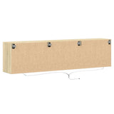 vidaXL Tv-wandmeubel met LED-verlichting 180x31x45 cm wit