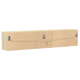 vidaXL Tv-wandmeubel met LED-verlichting 180x31x38 cm wit
