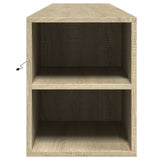 vidaXL Tv-wandmeubel met LED-verlichting 180x31x39,5 cm wit