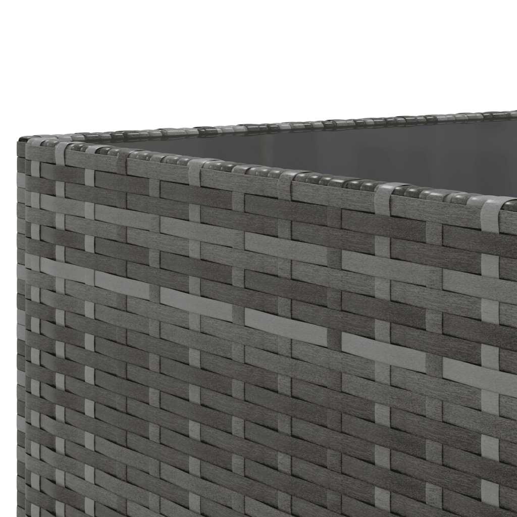 vidaXL 6-delige Loungeset met kussens poly rattan bruin