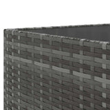vidaXL 6-delige Loungeset met kussens poly rattan bruin