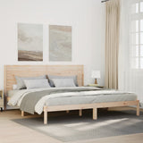 vidaXL Cadre de lit massif hout 75x190 cm