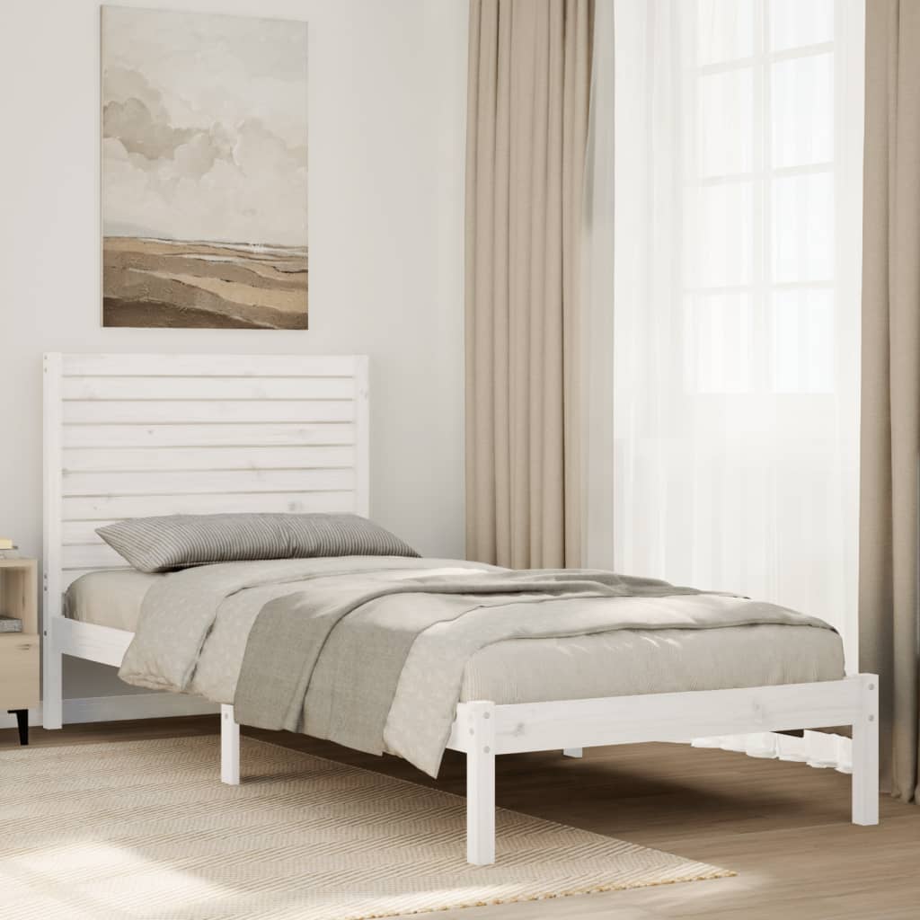 vidaXL Cadre de lit massif hout 75x190 cm