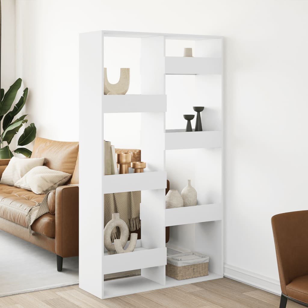 vidaXL Kamerscherm 100x33x115 cm bewerkt hout wit