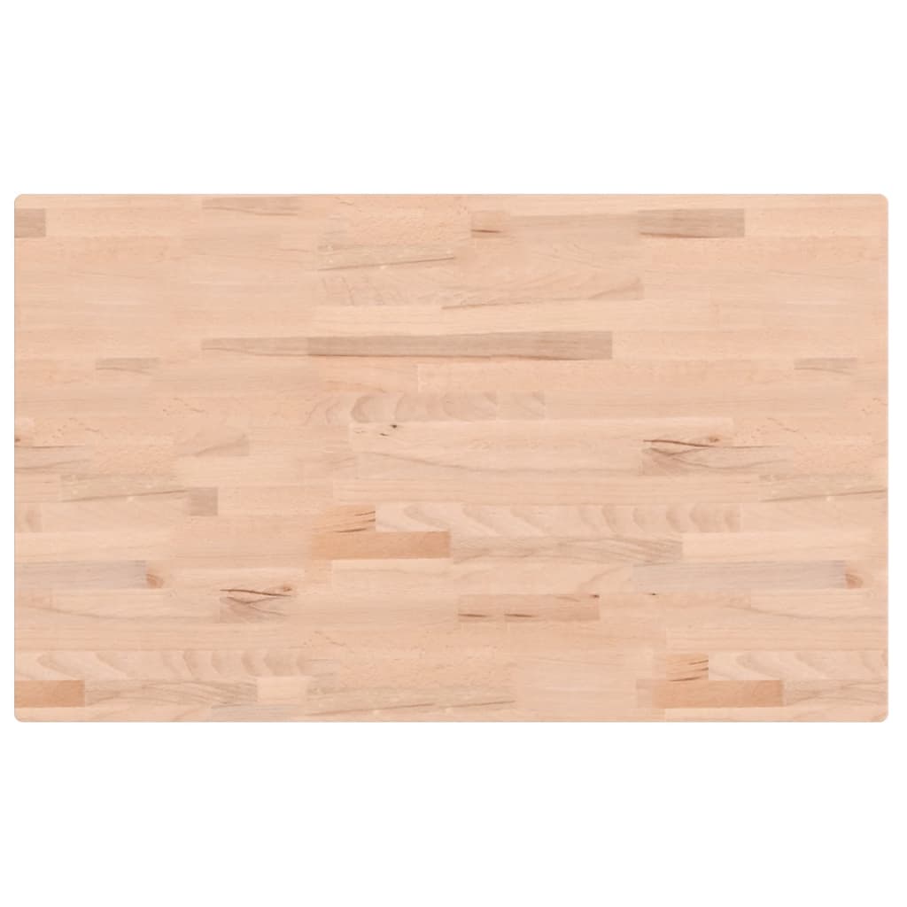 vidaXL Workbench rectangular 100x60x81.5 cm solid beech wood
