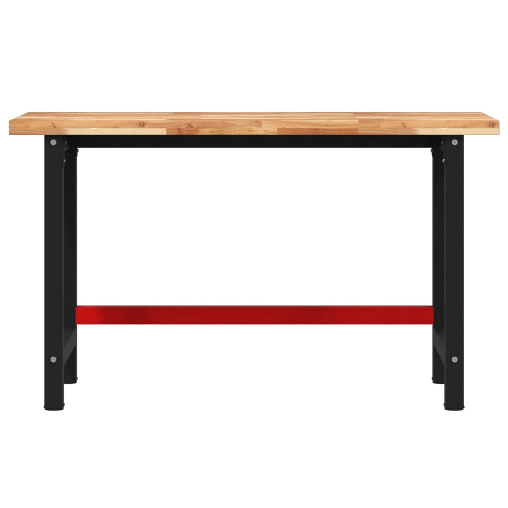 vidaXL Werkbank rechthoekig 100x60x83 cm massief acaciahout