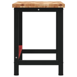 vidaXL Werkbank rechthoekig 100x60x83 cm massief acaciahout