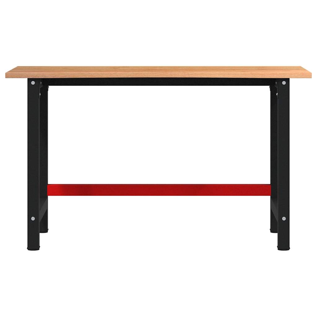 vidaXL Workbench 100x60x81.5 cm Solid Oak Wood