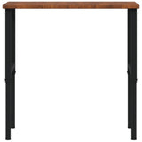 vidaXL Werkbank rechthoekig 100x60x(71,5-98) cm massief eikenhout