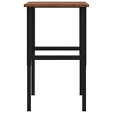 vidaXL Werkbank rechthoekig 100x60x(71,5-98) cm massief eikenhout