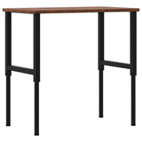 vidaXL Werkbank rechthoekig 100x60x(71,5-98) cm massief eikenhout