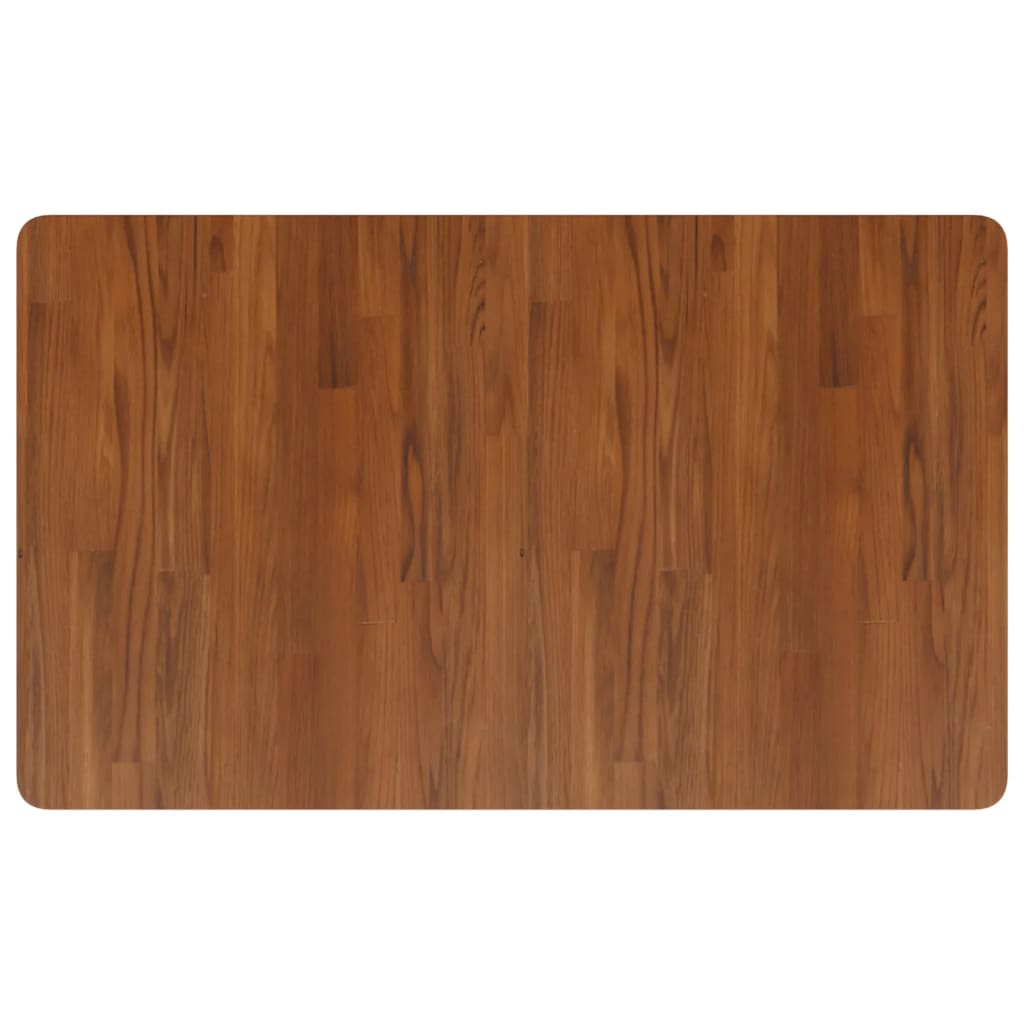 vidaXL Werkbank rechthoekig 100x60x(71,5-98) cm massief eikenhout