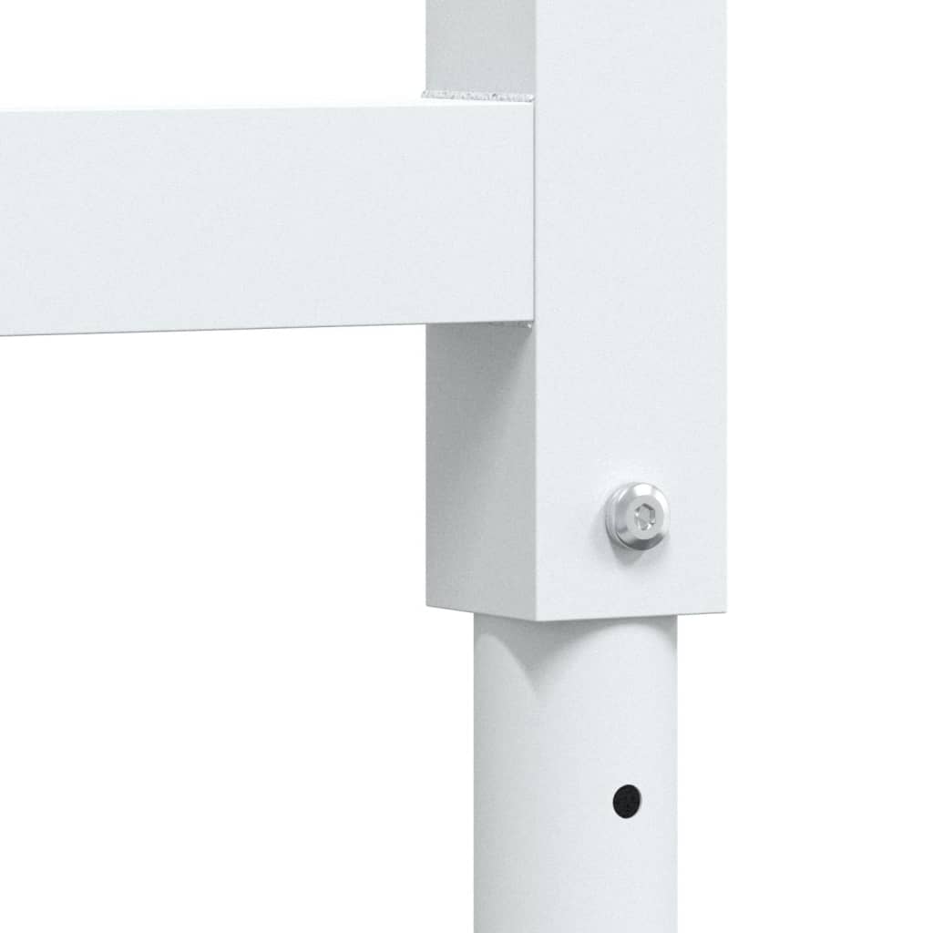 vidaXL Werkbank rechthoekig 100x60x(71,5-98) cm massief beukenhout